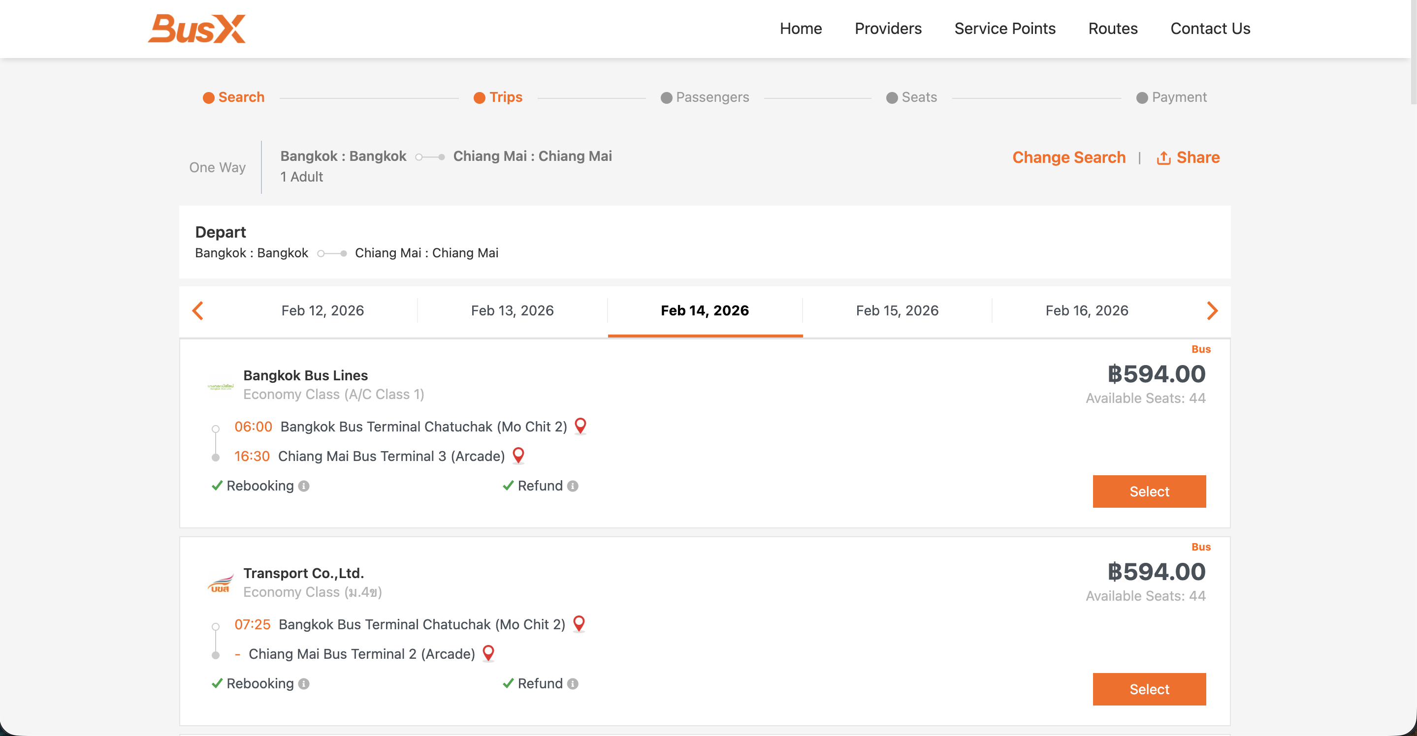 Step 2 - Choose the time that suits you